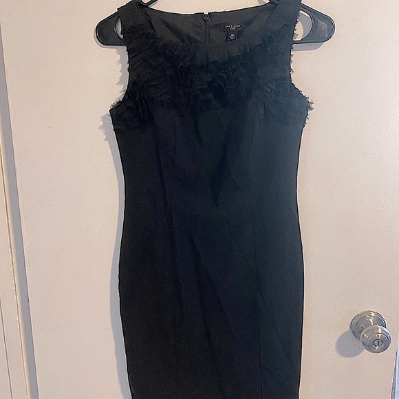 Black Knee-Length Ann Taylor Dress - Picture 1 of 3
